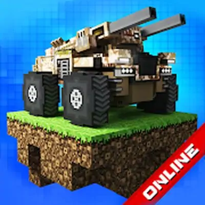 Download Blocky Cars tank games, online MOD APK [Unlimited Money] for Android ver. 7.7.6