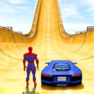 Download Superhero Car: Mega Ramp Games MOD APK [Free Shopping] for Android ver. 2.29