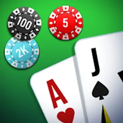 Download Blackjack 21 Casino Card Game MOD APK [Free Shopping] for Android ver. 1.1.5