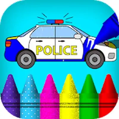 Car coloring : kids doodle drawing games for kids