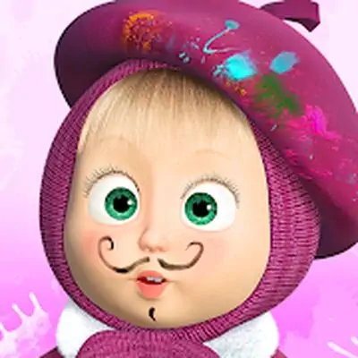 Download Masha and the Bear: Coloring MOD APK [Unlocked All] for Android ver. 1.7.7