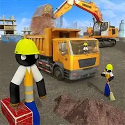 Download Stickman City Construction MOD APK [Free Shopping] for Android ver. 5.0