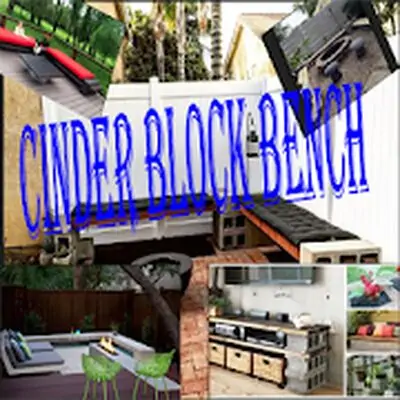 cinder block bench