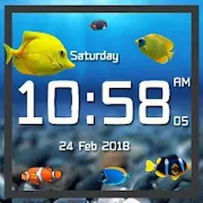 Download Aquarium live wallpaper with digital clock MOD APK [Ad-Free] for Android ver. 1.7