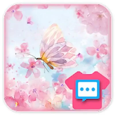 Blooming cherry blossoms skin for Next SMS
