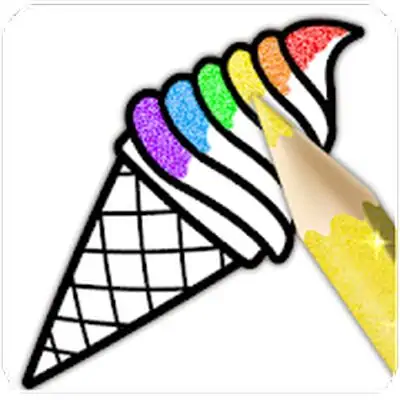 Download Glitter Ice Cream Coloring MOD APK [Ad-Free] for Android ver. 5.8