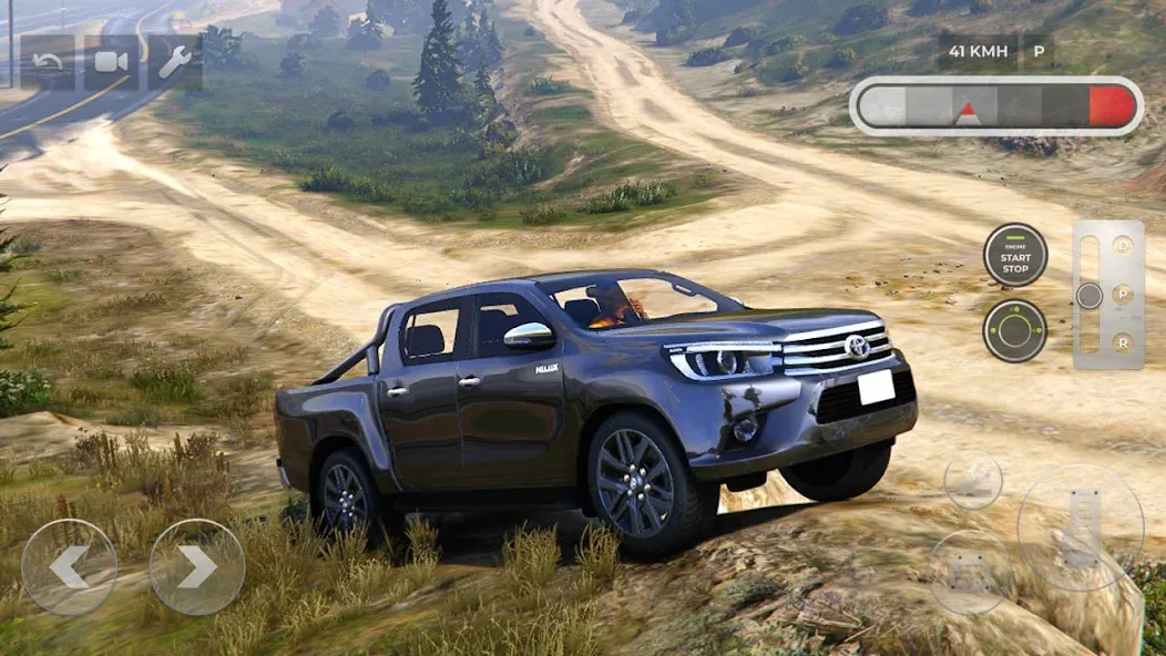 Toyota Hilux 4x4 Mountain Ride (Тойота Хайлюкс 44 Поездка по горам) [МОД: Много монет, Открытые уровни и Мега MOD] Screenshot 5