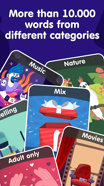 Hands Up: Guess the words [МОД: Деньги, Монеты и Меню MOD] Screenshot 2