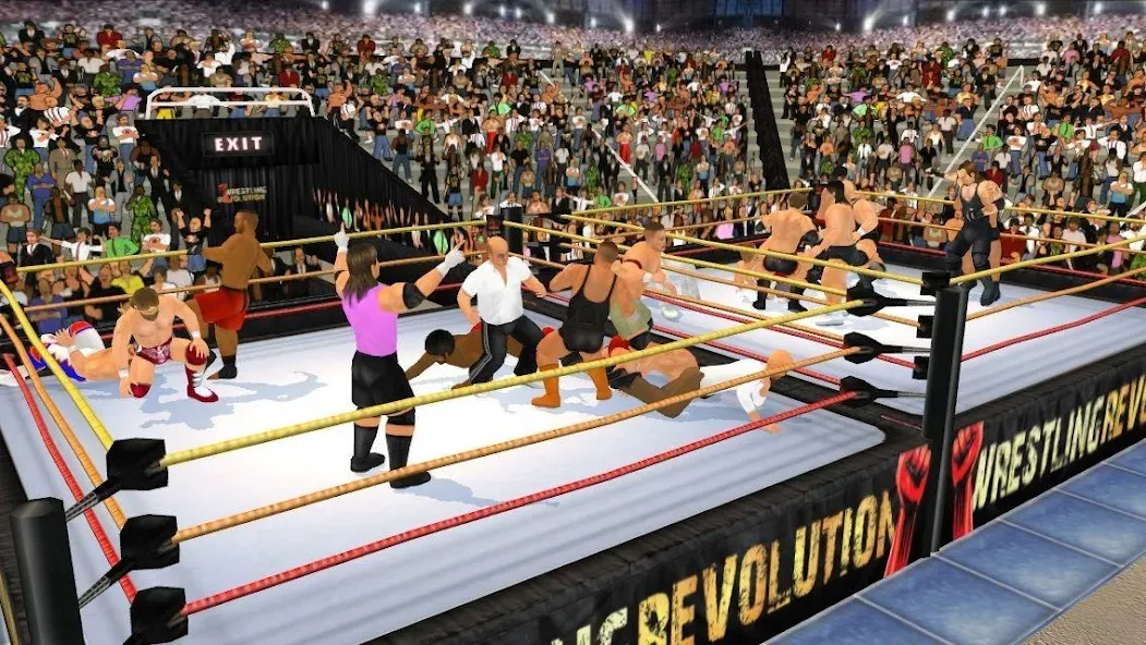 Wrestling Revolution 3D (Реслинг Революшн 3Д) [МОД: Деньги, Монеты и Меню MOD] Screenshot 5