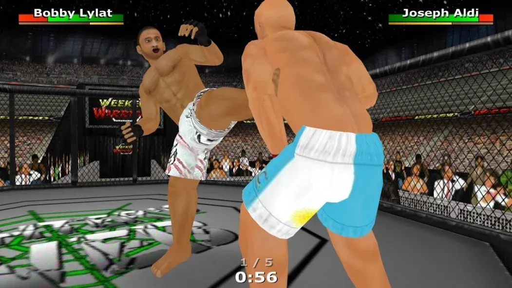 Weekend Warriors MMA (Уикенд Воорьорс ММА) [МОД: Бесконечные деньги, Монеты и Мега MOD] Screenshot 1