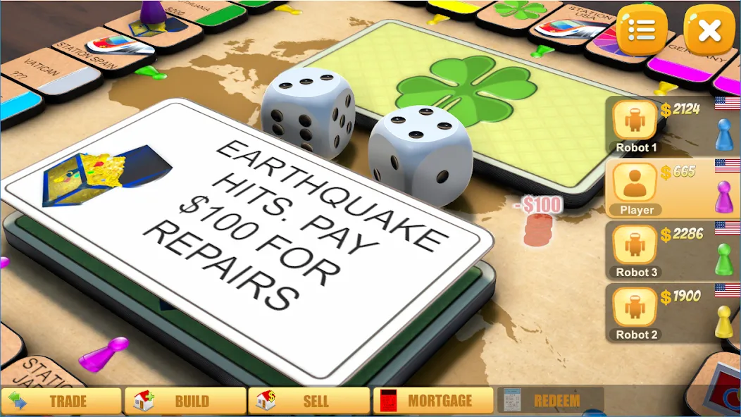 Rento - Dice Board Game Online [МОД: Много монет, Открытые уровни и Мега MOD] Screenshot 3
