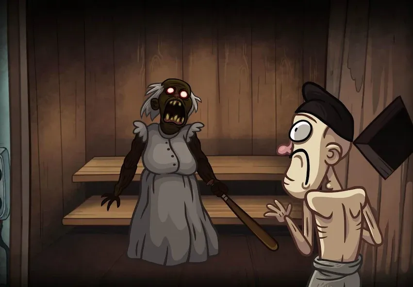 Troll Face Quest: Horror 3 (Тролл Фейс Квест) [МОД: Много монет, Открытые уровни и Мега MOD] Screenshot 2