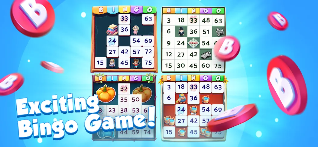 Bingo Bash: Live Bingo Games (Бинго Баш) [МОД: Деньги, Монеты и Меню MOD] Screenshot 1