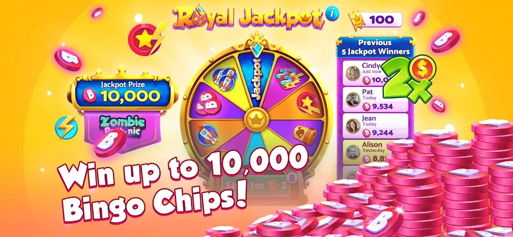 Bingo Bash: Live Bingo Games (Бинго Баш) [МОД: Деньги, Монеты и Меню MOD] Screenshot 4