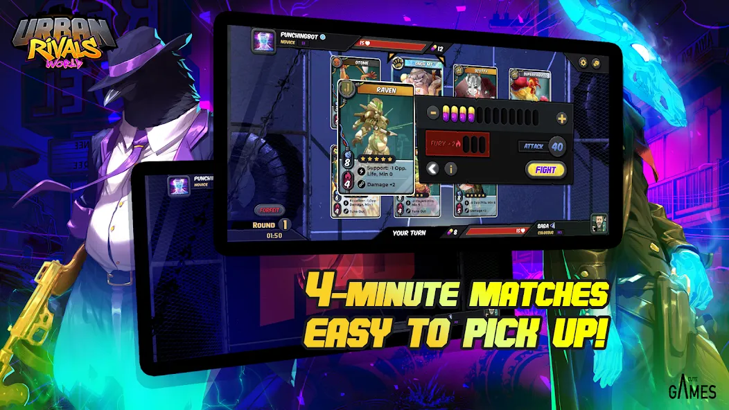 Urban Rivals (Урбан Ривалс ВОРЛД) [МОД: Много денег, Монет и Все открыто] Screenshot 5