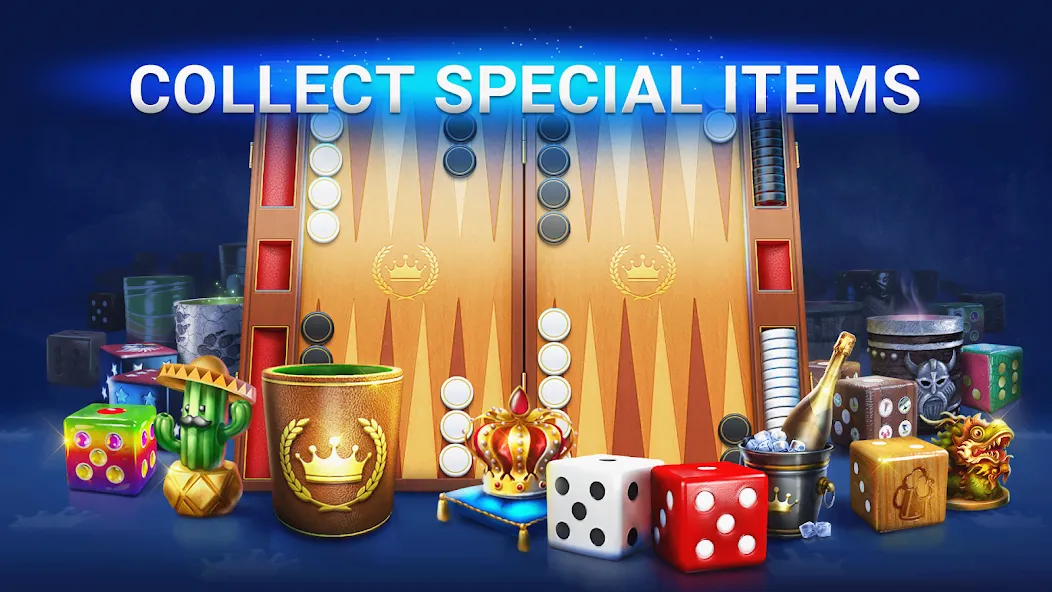 Backgammon Live - Online Games (Бэкгаммон Лайв) [МОД: Все открыто, Дополнительные деньги и Меню MOD] Screenshot 5