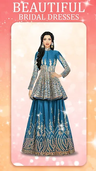Indian Fashion Dressup Stylist [МОД: Бесконечные деньги, Монеты и Мега MOD] Screenshot 1