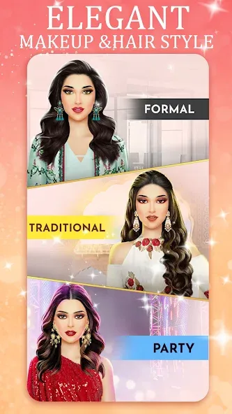 Indian Fashion Dressup Stylist [МОД: Бесконечные деньги, Монеты и Мега MOD] Screenshot 5
