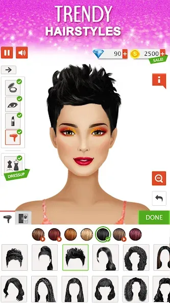 Fashion Stylist: Dress Up Game [МОД: Деньги, Монеты и Меню MOD] Screenshot 3