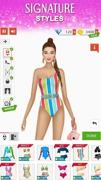 Fashion Stylist: Dress Up Game [МОД: Деньги, Монеты и Меню MOD] Screenshot 5
