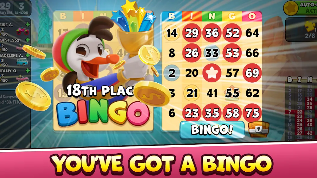 Bingo Drive: Fun Bingo Games (Бинго Драйв) [МОД: Много денег, Монет и Все открыто] Screenshot 1