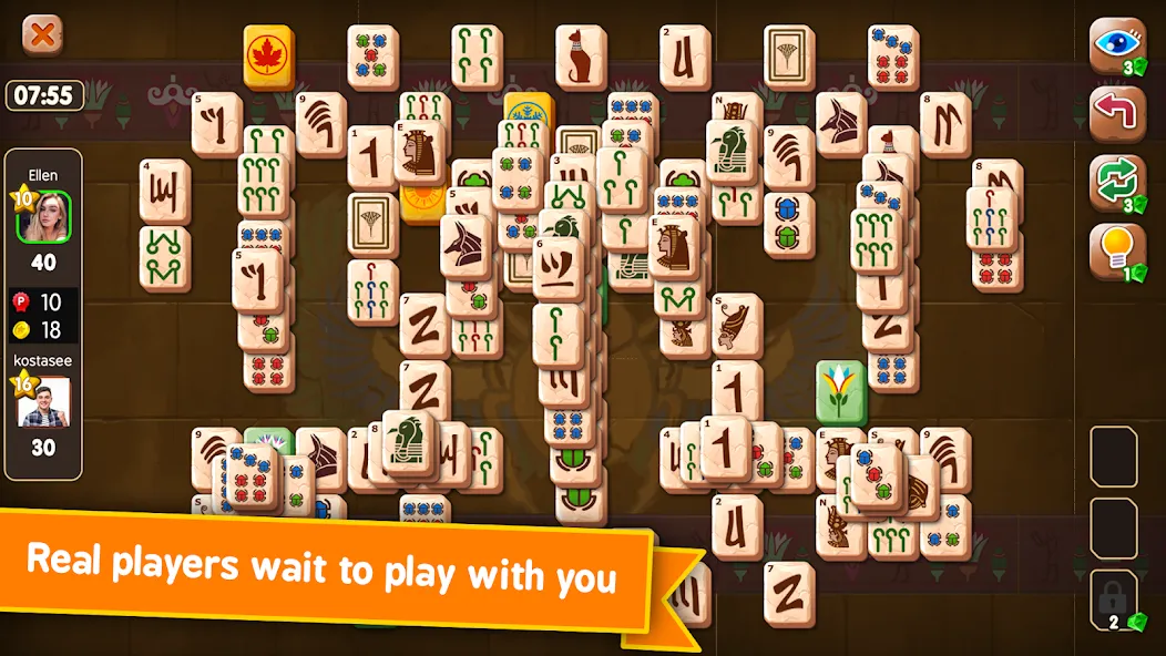 Mahjong Duels (Маджонг Дуэли) [МОД: Бесконечные деньги, Монеты и Мега MOD] Screenshot 3