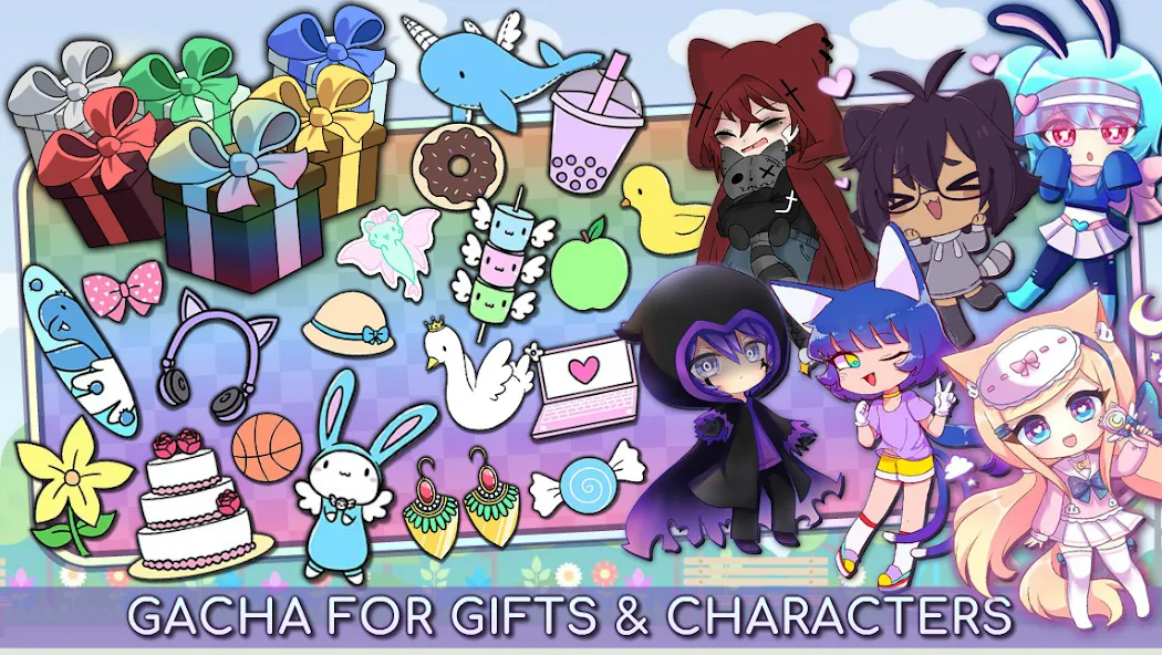 Gacha Life (Гача Лайф) [МОД: Бесконечные деньги, Монеты и Мега MOD] Screenshot 2