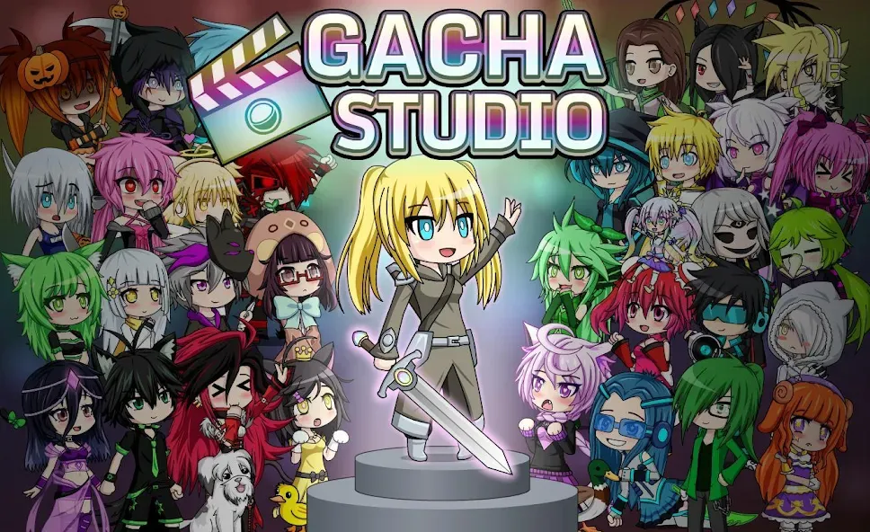 Gacha Studio (Anime Dress Up) (Гача Студио) [МОД: Меню, Бесконечные монеты и Открытые уровни] Screenshot 1