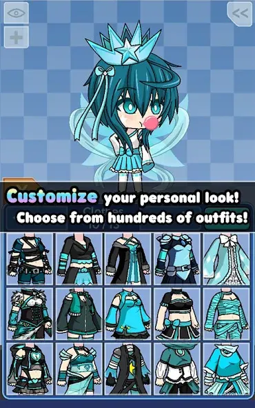 Pocket Chibi - Anime Dress Up (Покет Чиби) [МОД: Деньги, Монеты и Меню MOD] Screenshot 5