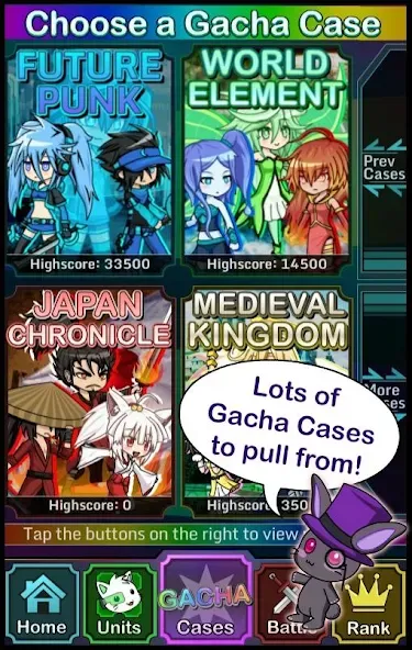 Anime Gacha! (Simulator & RPG) [МОД: Деньги, Монеты и Меню MOD] Screenshot 2