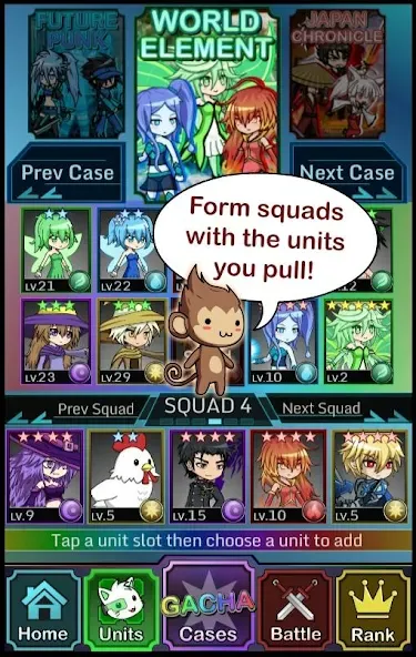 Anime Gacha! (Simulator & RPG) [МОД: Деньги, Монеты и Меню MOD] Screenshot 4