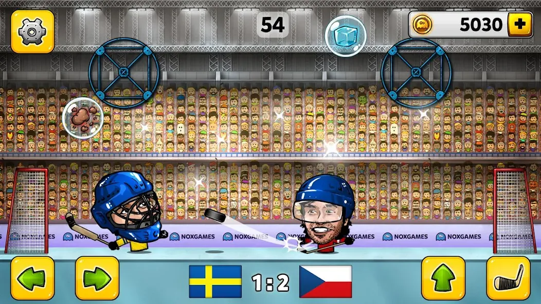 Puppet Hockey: Pond Head [МОД: Меню, Бесконечные монеты и Открытые уровни] Screenshot 1