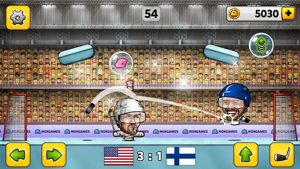 Puppet Hockey: Pond Head [МОД: Меню, Бесконечные монеты и Открытые уровни] Screenshot 2