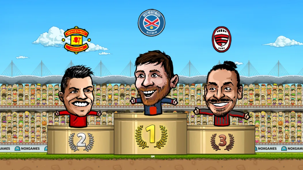 Puppet Soccer: Champs League (Паппет Соккер) [МОД: Меню, Бесконечные монеты и Открытые уровни] Screenshot 4