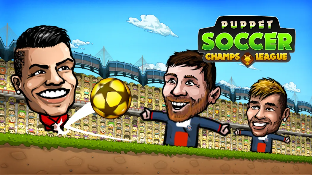 Puppet Soccer: Champs League (Паппет Соккер) [МОД: Меню, Бесконечные монеты и Открытые уровни] Screenshot 5