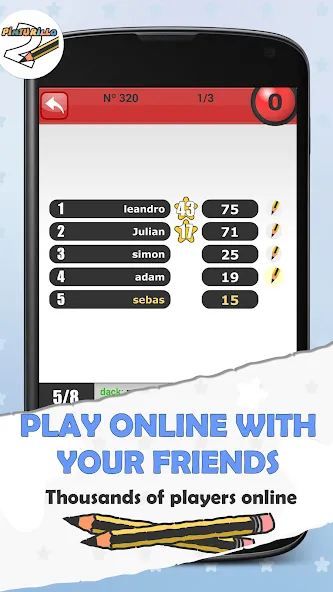 Pinturillo 2 - Draw and guess (Пинтурилло 2) [МОД: Много монет, Открытые уровни и Мега MOD] Screenshot 2
