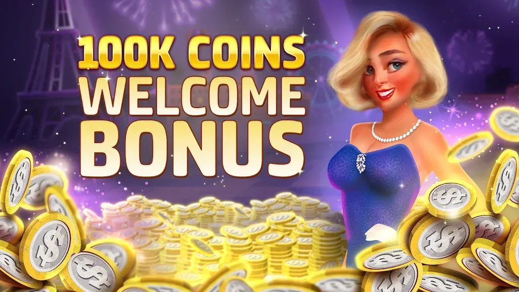 Vegas Downtown Slots & Words [МОД: Деньги, Монеты и Меню MOD] Screenshot 3