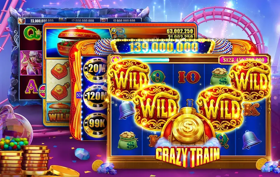Slotomania™ Slots Casino Games (Слотомания) [МОД: Много монет, Открытые уровни и Мега MOD] Screenshot 1