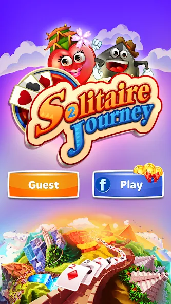 Solitaire Journey (Солитер Джорни) [МОД: Много денег, Монет и Все открыто] Screenshot 5