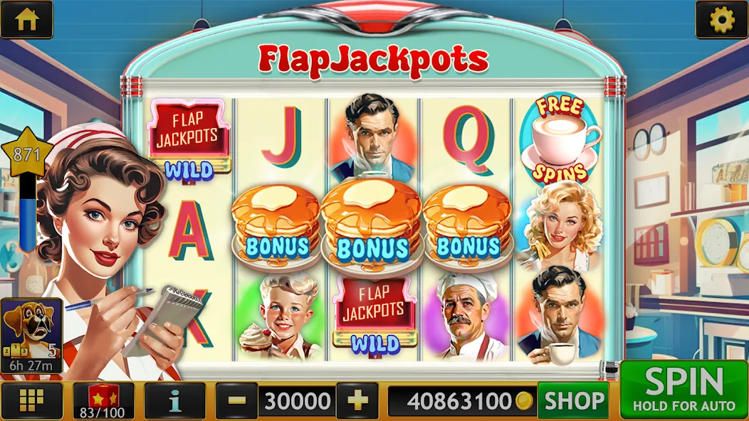 Vegas Slots Galaxy (Вегас Слотс Гэлэкси) [МОД: Все открыто, Дополнительные деньги и Меню MOD] Screenshot 3