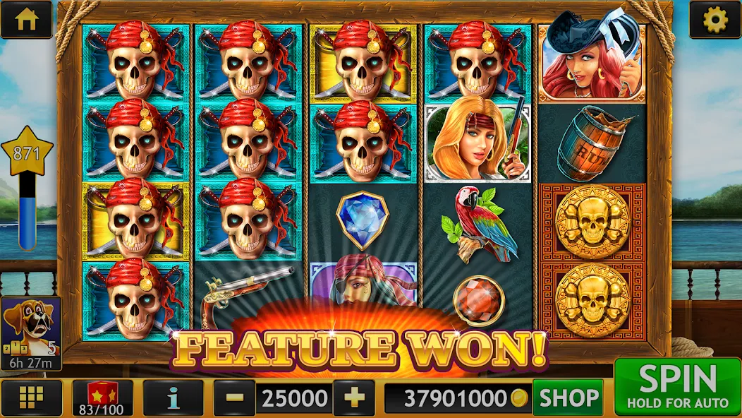 Vegas Slots Galaxy (Вегас Слотс Гэлэкси) [МОД: Все открыто, Дополнительные деньги и Меню MOD] Screenshot 5