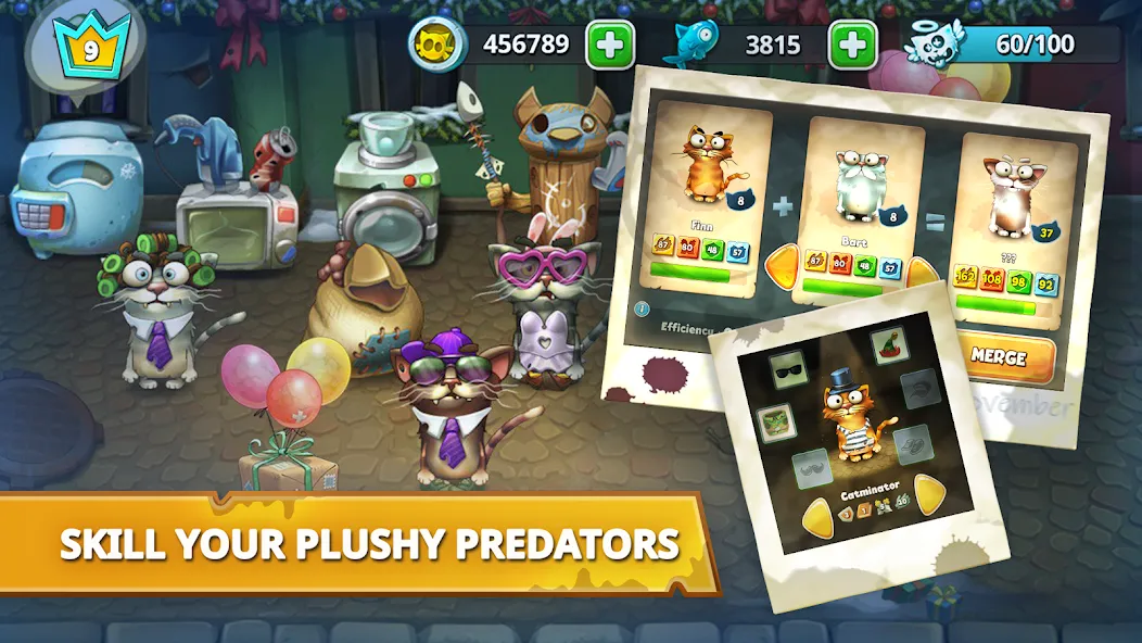 Cats Empire: Kitten simulation [МОД: Много денег, Монет и Все открыто] Screenshot 2