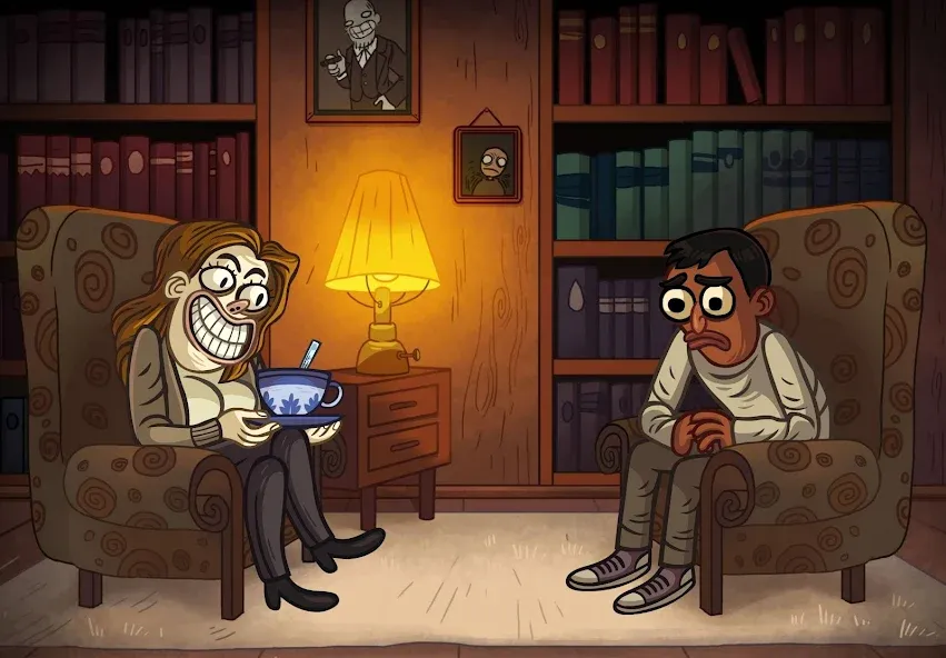 Troll Face Quest: Horror (Тролл Фейс Квест Хоррор) [МОД: Все открыто, Дополнительные деньги и Меню MOD] Screenshot 5