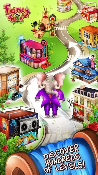 Fancy Tale:Fashion Puzzle Game (Фэнси Тейл) [МОД: Деньги, Монеты и Меню MOD] Screenshot 4
