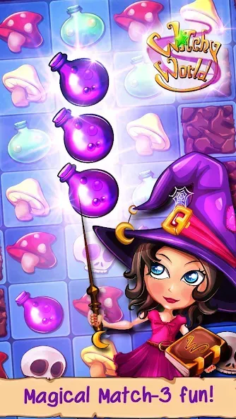Witchy World (Уитчи Ворлд) [МОД: Все открыто, Дополнительные деньги и Меню MOD] Screenshot 1