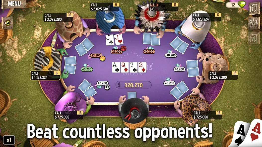 Governor of Poker 2 - Offline [МОД: Деньги, Монеты и Меню MOD] Screenshot 4