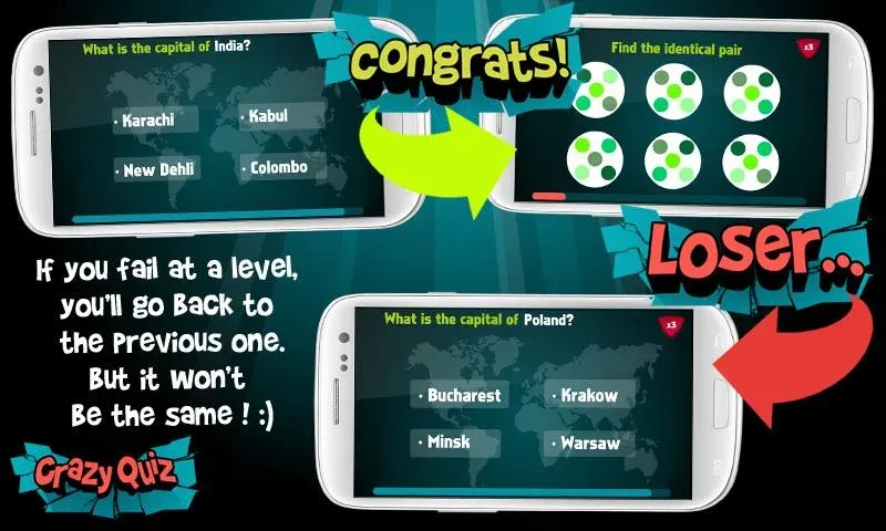 Crazy Quiz (Крэйзи Квиз) [МОД: Бесконечные деньги, Монеты и Мега MOD] Screenshot 4