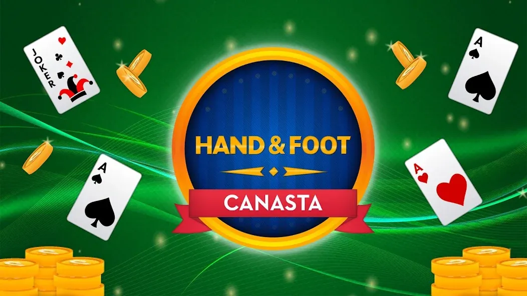 Hand and Foot Canasta [МОД: Все открыто, Дополнительные деньги и Меню MOD] Screenshot 1