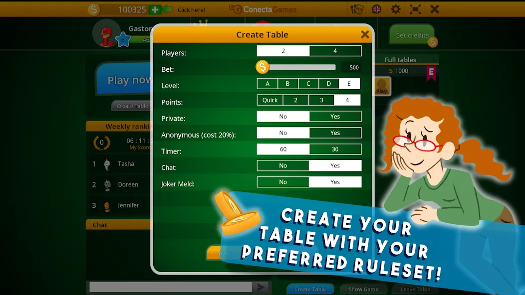 Hand and Foot Canasta [МОД: Все открыто, Дополнительные деньги и Меню MOD] Screenshot 3