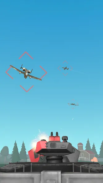 Air Defense: Airplane Shooting (Эйр Дефенс) [МОД: Все открыто, Дополнительные деньги и Меню MOD] Screenshot 1